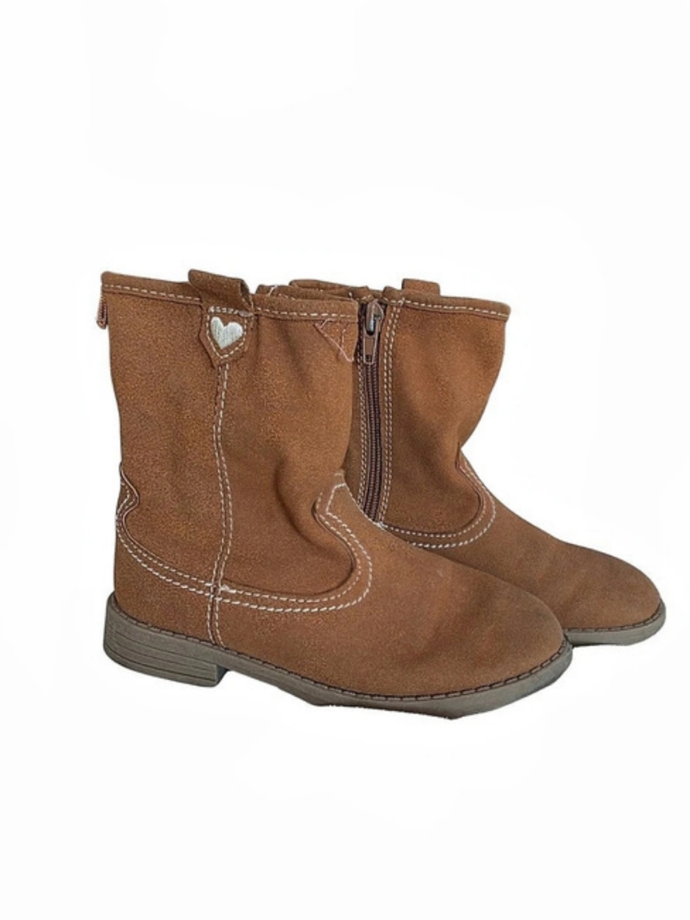Girls Brown Western Boots US 13
